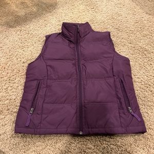 Puffer Vest Maurice’s purple large/medium